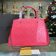 LOUIS VUITTON MONTAIGNE MM PINK  - 4