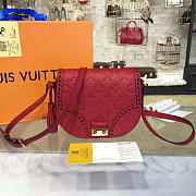 Louis Vuitton Monogram Empreinte Junot CHERRY 3375 21cm  - 1