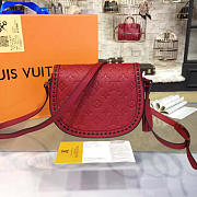 Louis Vuitton Monogram Empreinte Junot CHERRY 3375 21cm  - 5