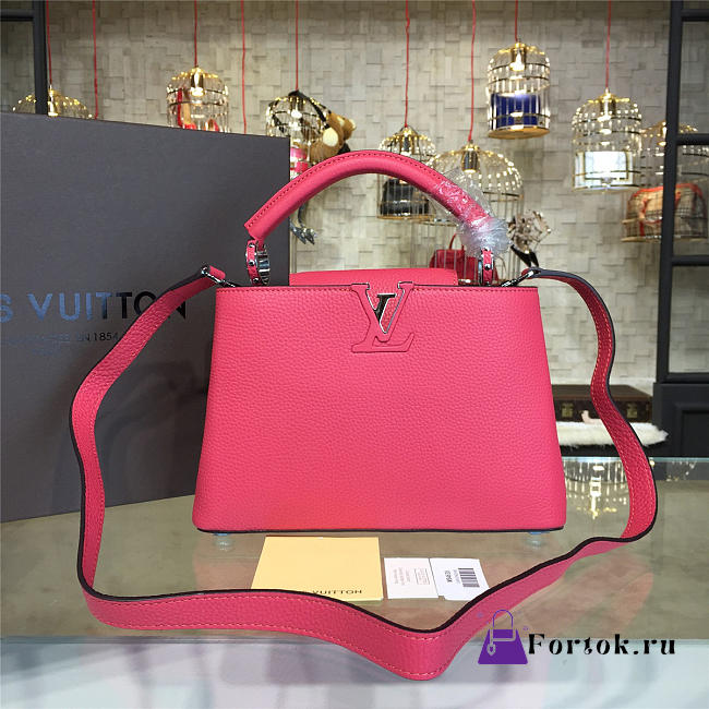 LOUIS VUITTON CAPUCINES BB Scarlet 3441 - 1