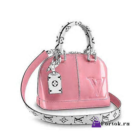 Louis Vuitton Patent Leather Alma BB Bag M54704 Rose Balle 25cm - 1