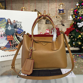 Prada double bag 4147 25cm 