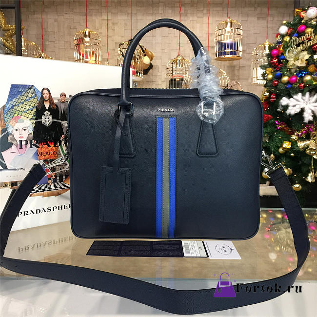 Prada Leather Briefcase 4210 - 1
