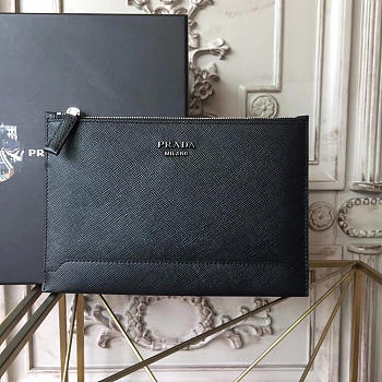 Prada Leather Clutch Bag 4311 25.5cm