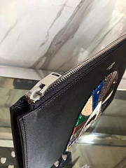 YSL Monogram Clutch Black 30cm  - 2