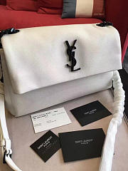 YSL Medium WEST HOLLYWOOD White 4840 28cm  - 5