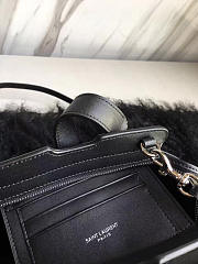 YSL Toy Cabas Crossbody Leather Black 4850 16cm  - 5