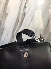 YSL Toy Cabas Crossbody Leather Black 4850 16cm  - 4