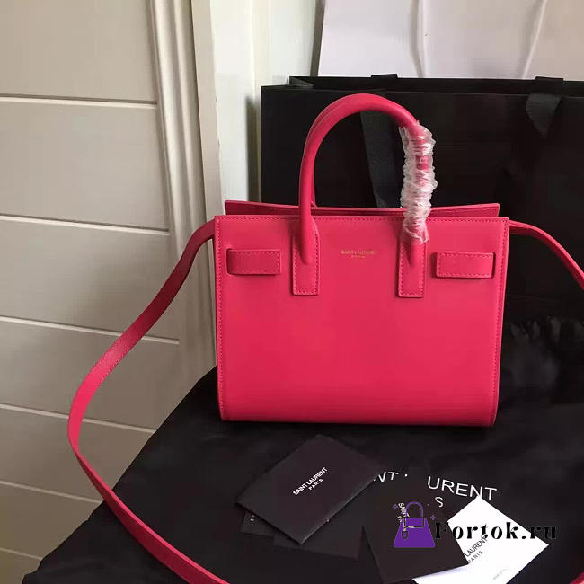 YSL Classic Sac-De-Jour Nano Pink 4895 22cm  - 1