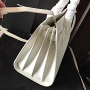 YSL Classic Sac-De-Jour White 4897 32cm  - 4