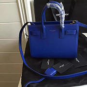 YSL Classic Sac-De-Jour Nano Blue 4915 22cm  - 5