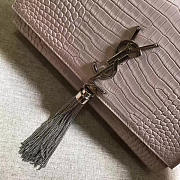 YSL MONOGRAM KATE Tassel Crocodile Leather 4957 24cm  - 3
