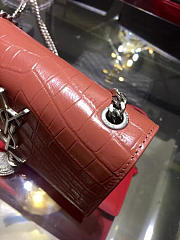 YSL MONOGRAM KATE BAG WITH LEATHER TASSEL Orange 5034 17cm - 3