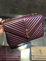 YSL MONOGRAM College Red Wine 5094 32cm - 1