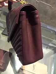 YSL MONOGRAM College Red Wine 5094 32cm - 4
