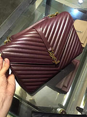 YSL MONOGRAM College Red Wine 5094 32cm - 3