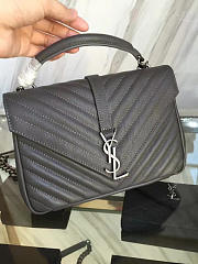 YSL MONOGRAM Colloge Gray 5109 24cm - 4
