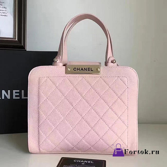 Chanel Shopping Bag Pink A93732 21cm - 1