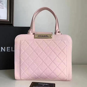 Chanel Shopping Bag Pink A93732 21cm