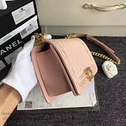 Chanel Lambskin Medium Boy Bag Pink A67086 25cm - 4