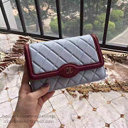 Chanel Lambskin Mini Chain WALLET Blue A81024 19.5cm - 4