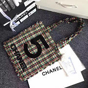 Chanel Tweed Large Shopping Bag A91557 39cm - 1