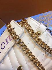 LOUIS VUITTON NEW WAVE CHAIN BAG MM WHITE M51945 25cm  - 6
