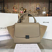 Celine Trapeze Leather Handbag Z943 26.5cm  - 1