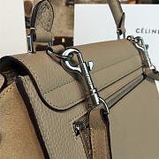 Celine Trapeze Leather Handbag Z943 26.5cm  - 3