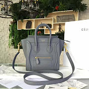 Celine Leather Nano Luggage Z958 20cm  - 1