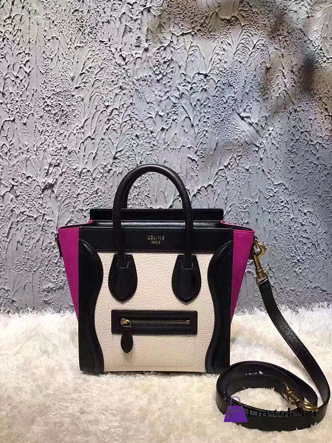Celine Leather Nano Luggage  Z992 20cm  - 1
