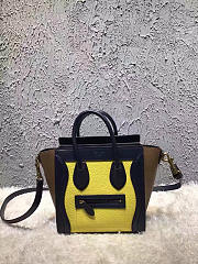 Celine Nano Luggage  Leather Shoulder Bag Z1002 20cm - 1