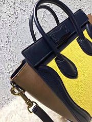 Celine Nano Luggage  Leather Shoulder Bag Z1002 20cm - 3