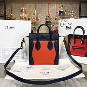 Celine Nano Luggage  Leather Shoulder Bag Z1022 20cm - 1