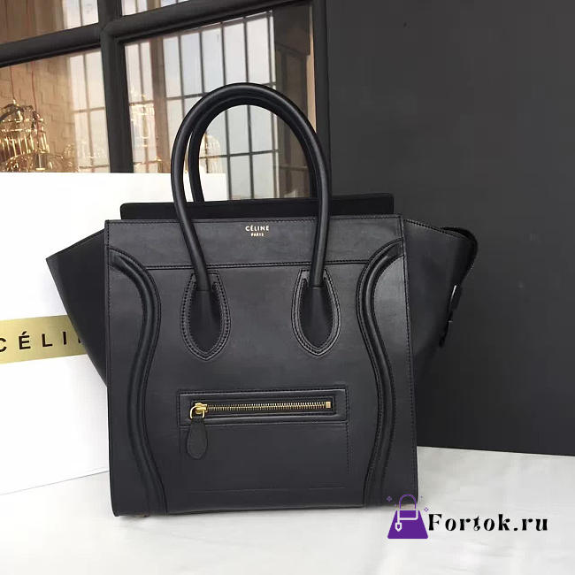 Celine Leather Mini Luggage Z1037 30cm  - 1