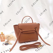 Celine Leather Belt Bag Z1197 24cm  - 1