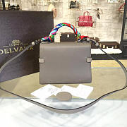 Delvaux Calfskin Mini Tempete Satchel Apricot 1459 21cm - 4
