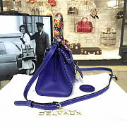 Delvaux Mini Brillant Satchel Blue 1477 20cm - 5