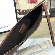 Gucci GG Leather Clutch Bag Z08 30cm  - 2