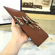 Gucci GG Leather Clutch Bag Z08 30cm  - 5