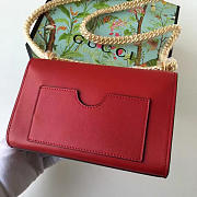 Gucci GG Leather Padlock Red 2395 20cm - 3