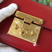 Gucci GG Leather Padlock Red 2395 20cm - 6