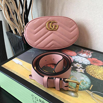 Gucci Marmont Pocket Pink 2626 18cm