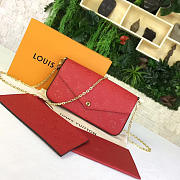 Louis Vuitton POCHETTE FELICIE Cerise 3260 - 1
