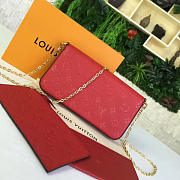 Louis Vuitton POCHETTE FELICIE Cerise 3260 - 5
