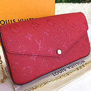 Louis Vuitton POCHETTE FELICIE Cerise 3260 - 4