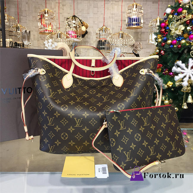 Louis Vuitton Damier Ebene Neverfull MM 3287 - 1