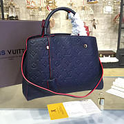 Louis Vuitton MONTAIGNE MM Marine Rouge 3319 - 6