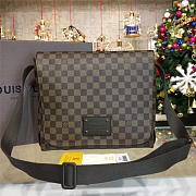 LOUIS VUITTON Damier Ebene Brooklyn 30cm  - 2