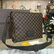 LOUIS VUITTON Damier Ebene Brooklyn 30cm  - 3